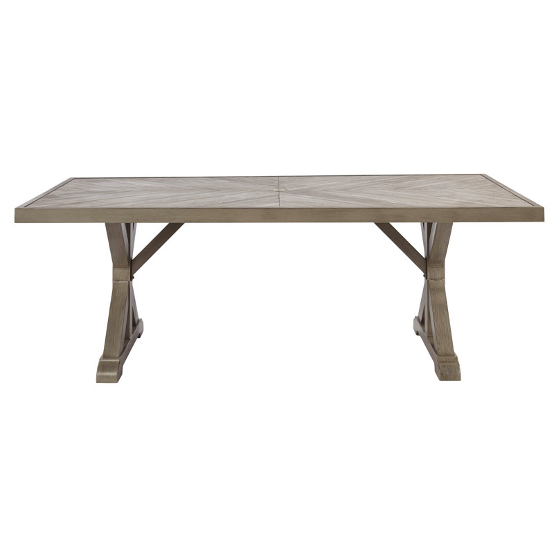 Beachcrest Home Danny Porcelain Outdoor Dining Table & Reviews Wayfair